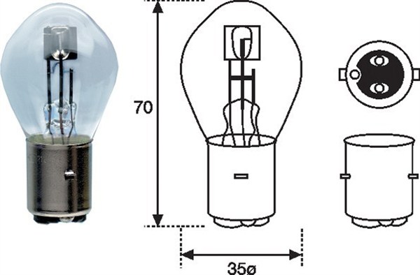 MAGNETI MARELLI Izzó, egyéb S212_MM